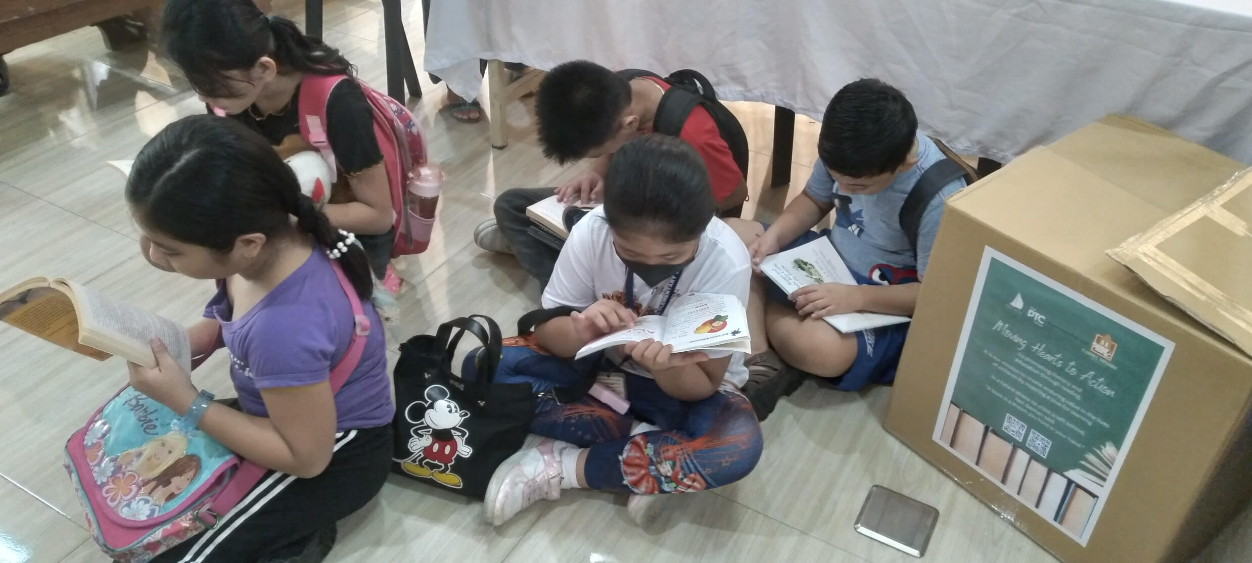 Students reading