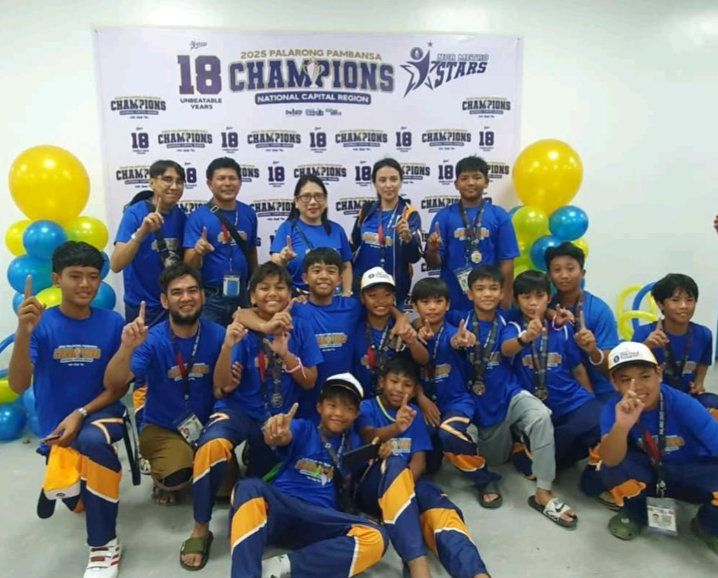 NCR Metro Stars Champions